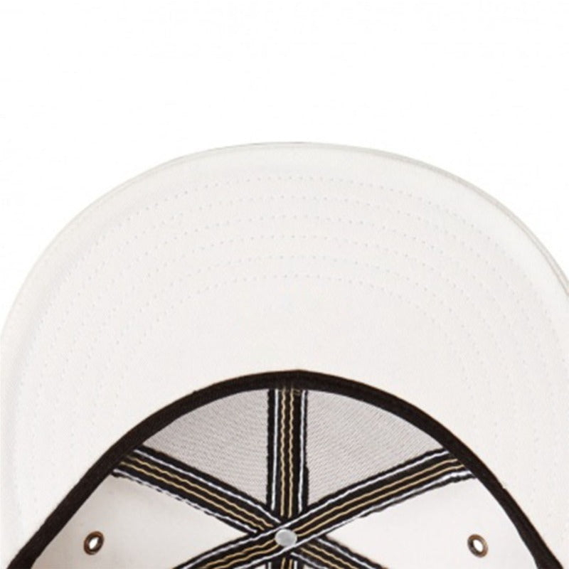 Trendy flat brimmed snapback hatsleather brooklynletter
