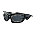 Trendy punk glasses y2kretro metal chain
