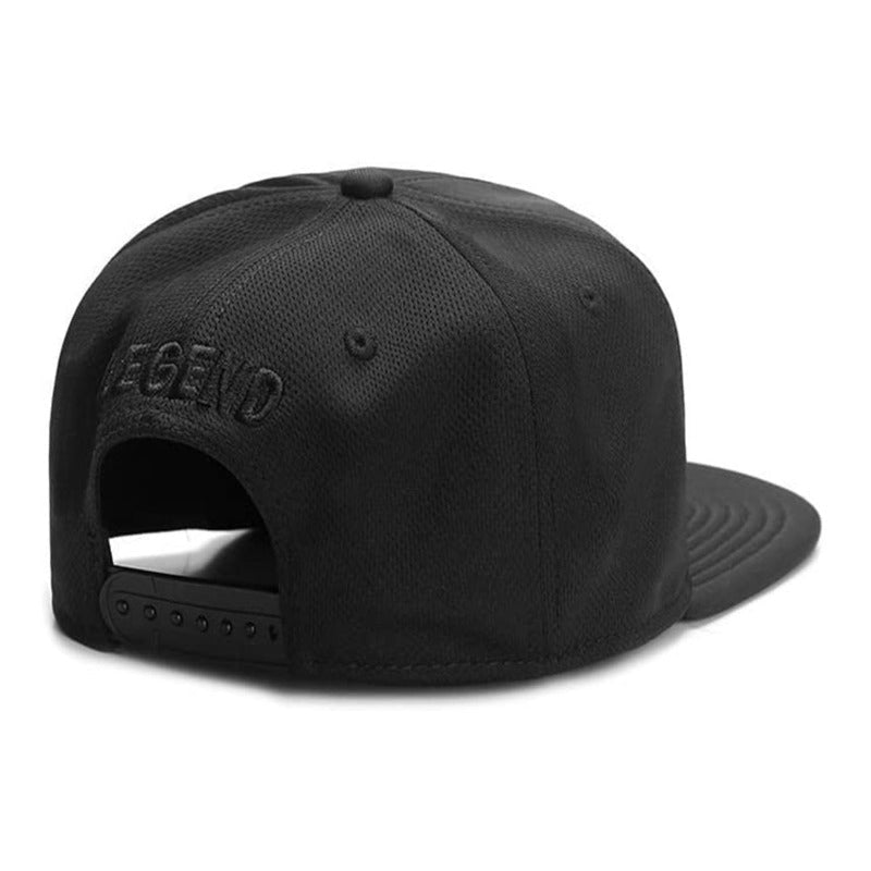 Trendy flat brimmed snapback hatsmesh breathable windproof
