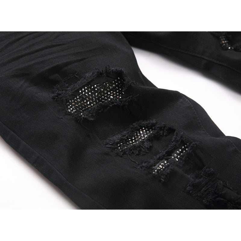 AMIRI Jeans High-quality distressed pure cotton