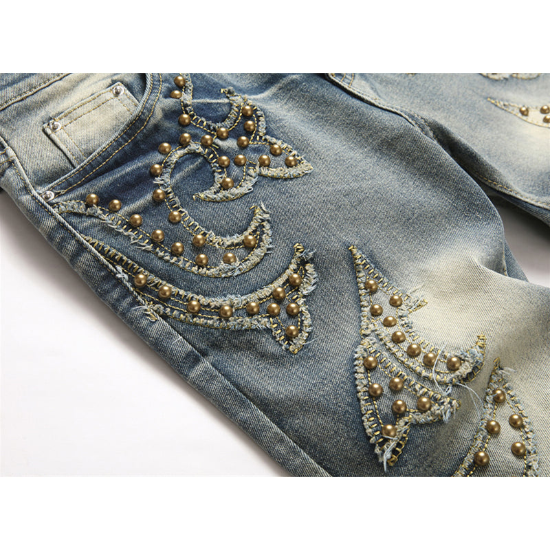 AMIRI Jeans High-quality distressed pure cotton