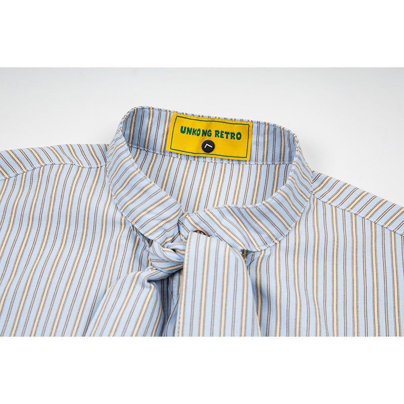 Unisex vintage T-shirt Polo shirt with a stand-up collar