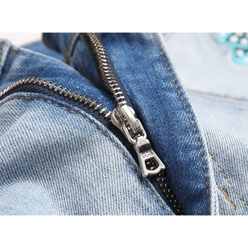 AMIRI Jeans High-quality distressed pure cotton