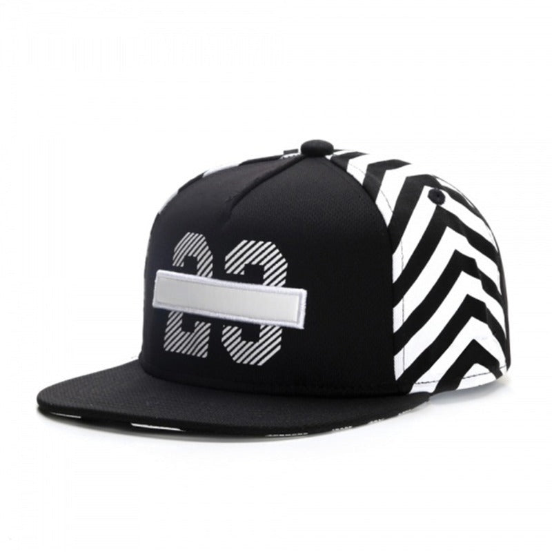 Trendy flat brimmed snapback hats