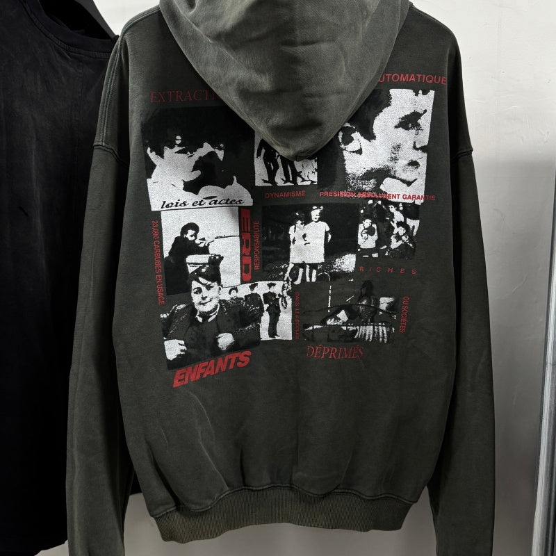 Unisex Vintage Hoodie Queen of Dreams Lifestyle â€?Limited Edition Hoodie. Custom color-matched Midnight Green fabric, featuring Asute enzyme-milled wash processing.