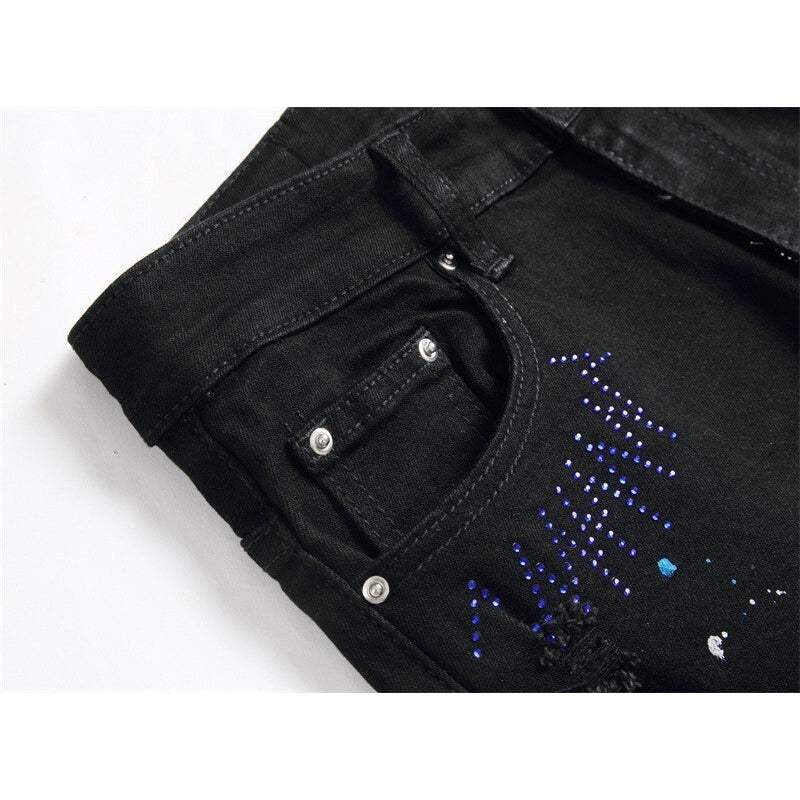 AMIRI Jeans High-quality distressed pure cotton