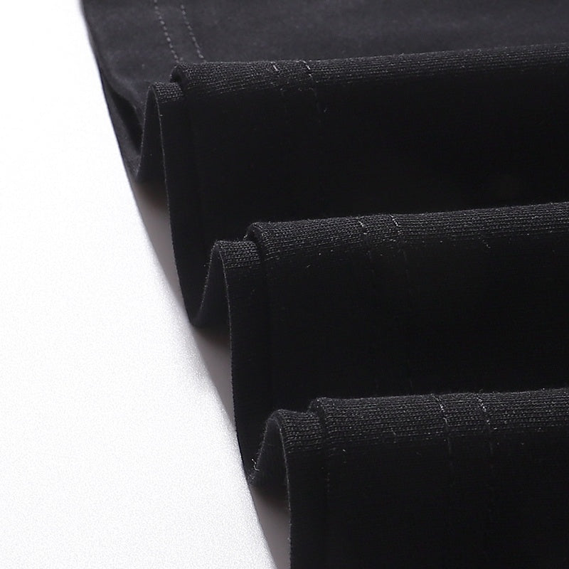 RHUDE T Shirts Retro Ribbon Emblem Motif
