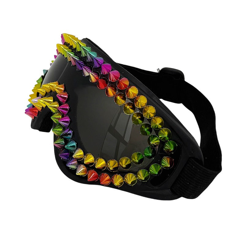 Trendy punk glasses anti-fog and dustproof goggles