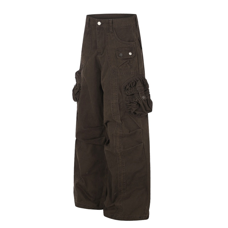 American-style streetwear harem pants Decorative Stitch Oversized Voluminous Cut