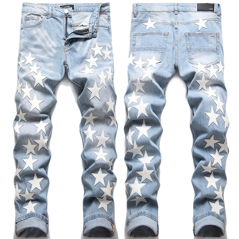 AMIRI Jeans High-quality distressed pure cotton