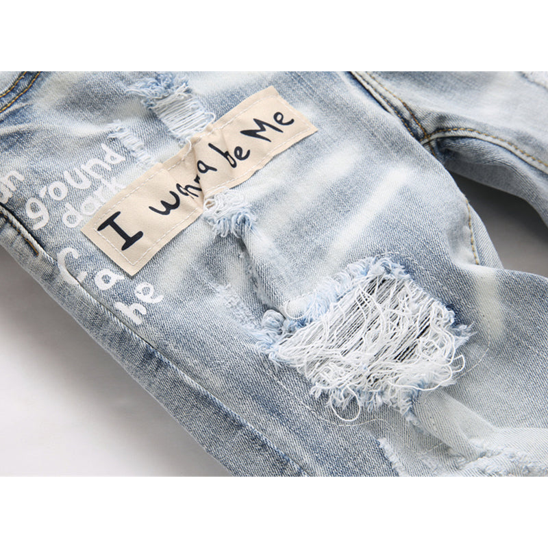 AMIRI Jeans High-quality distressed pure cotton