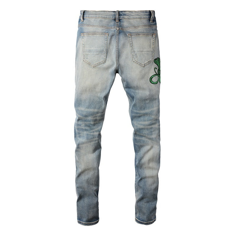 Men Trendy Jeans Pure cotton high quality