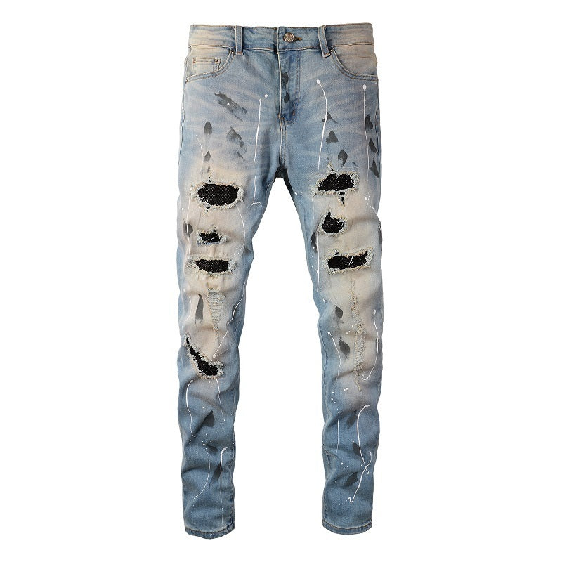 Men Trendy Jeans Pure cotton high quality