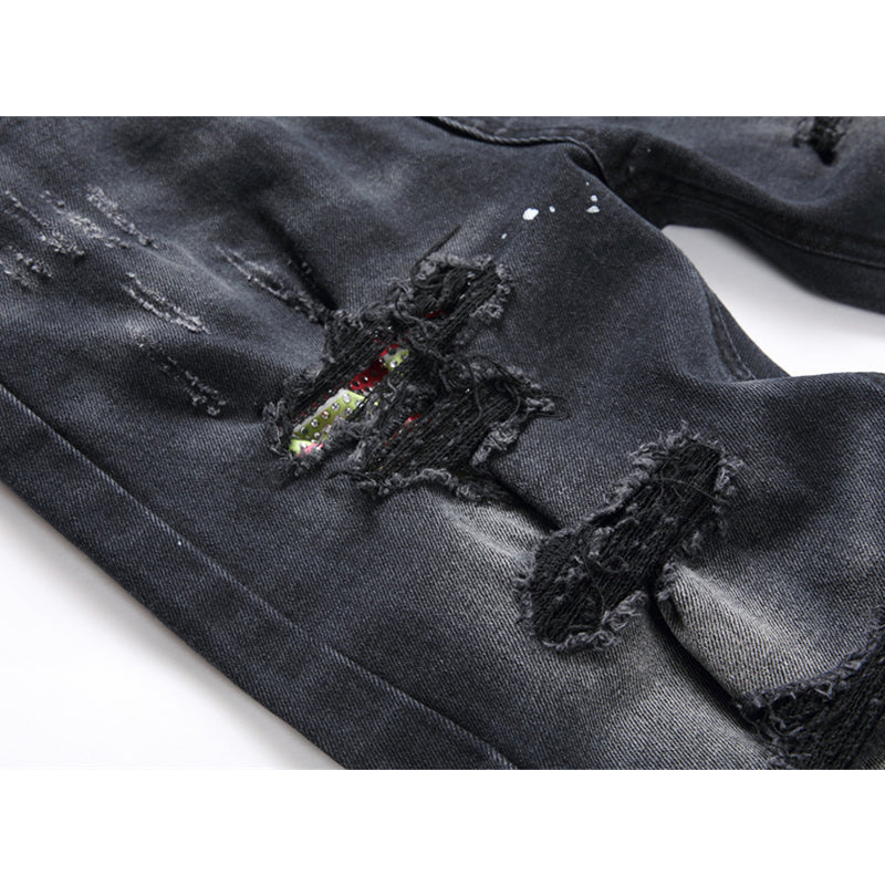 AMIRI Jeans High-quality distressed pure cotton