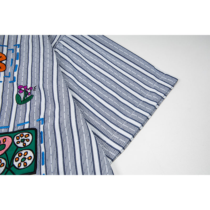 Unisex vintage T-shirt Polo shirt with a stand-up collar