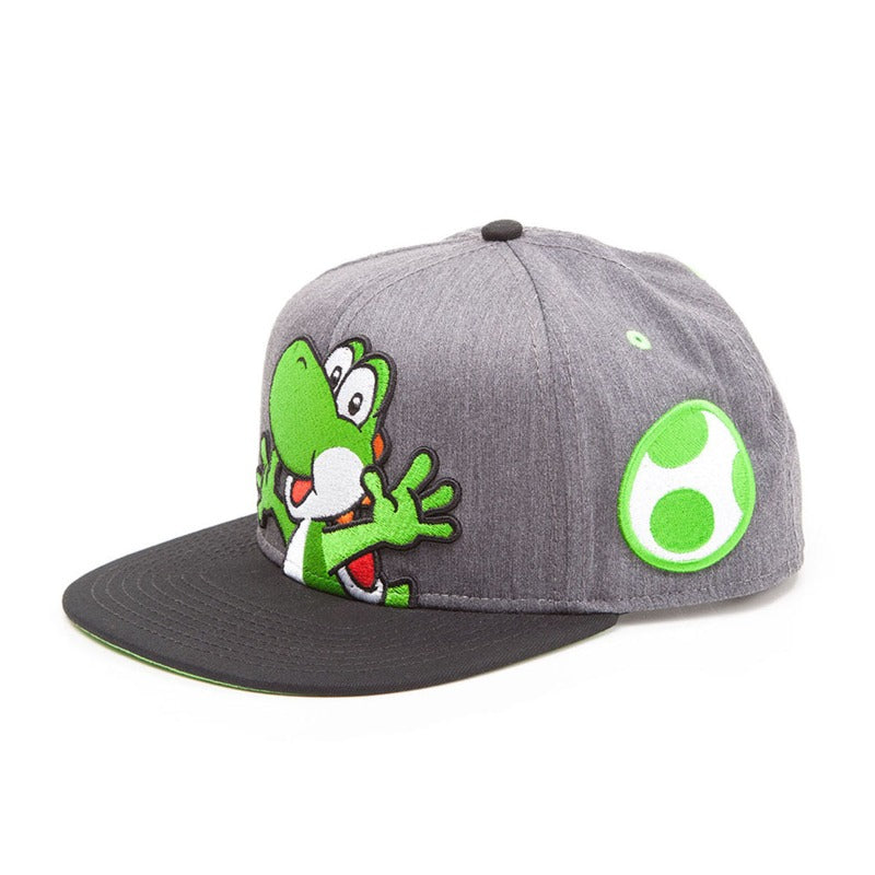 Trendy flat brimmed snapback hatsnotched gray pizza pizza