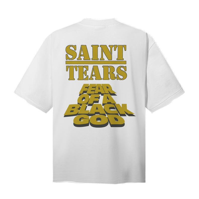 Saint Michael T Shirts Gothic Devil Symbol Shooting Reticle Square Block Simple Tee Design