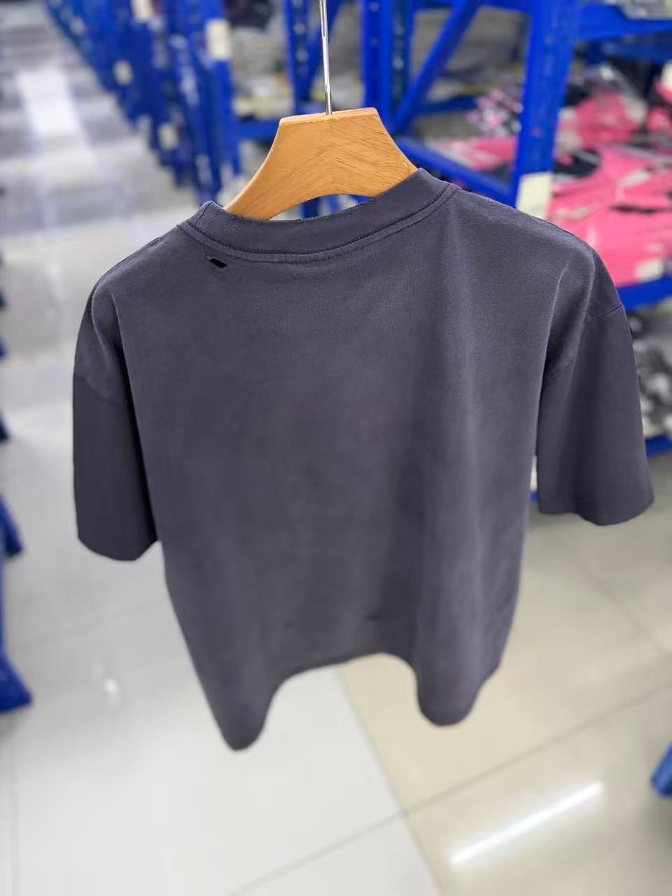 Vintage style washed summer wear T shirt 260G pure cotton high-quality streetwear