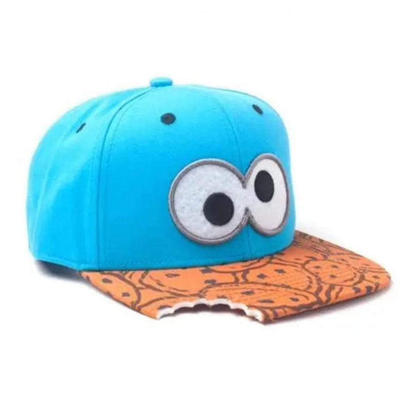 Trendy flat brimmed snapback hatscartoon men and women neutral
