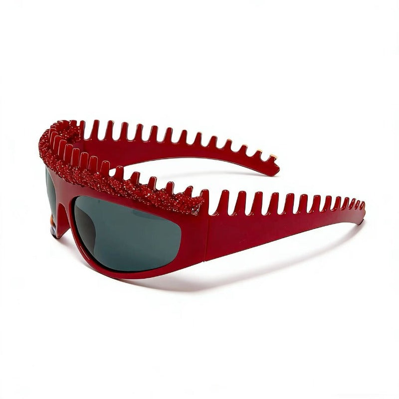 Trendy punk glasses y2k headband cat eye
