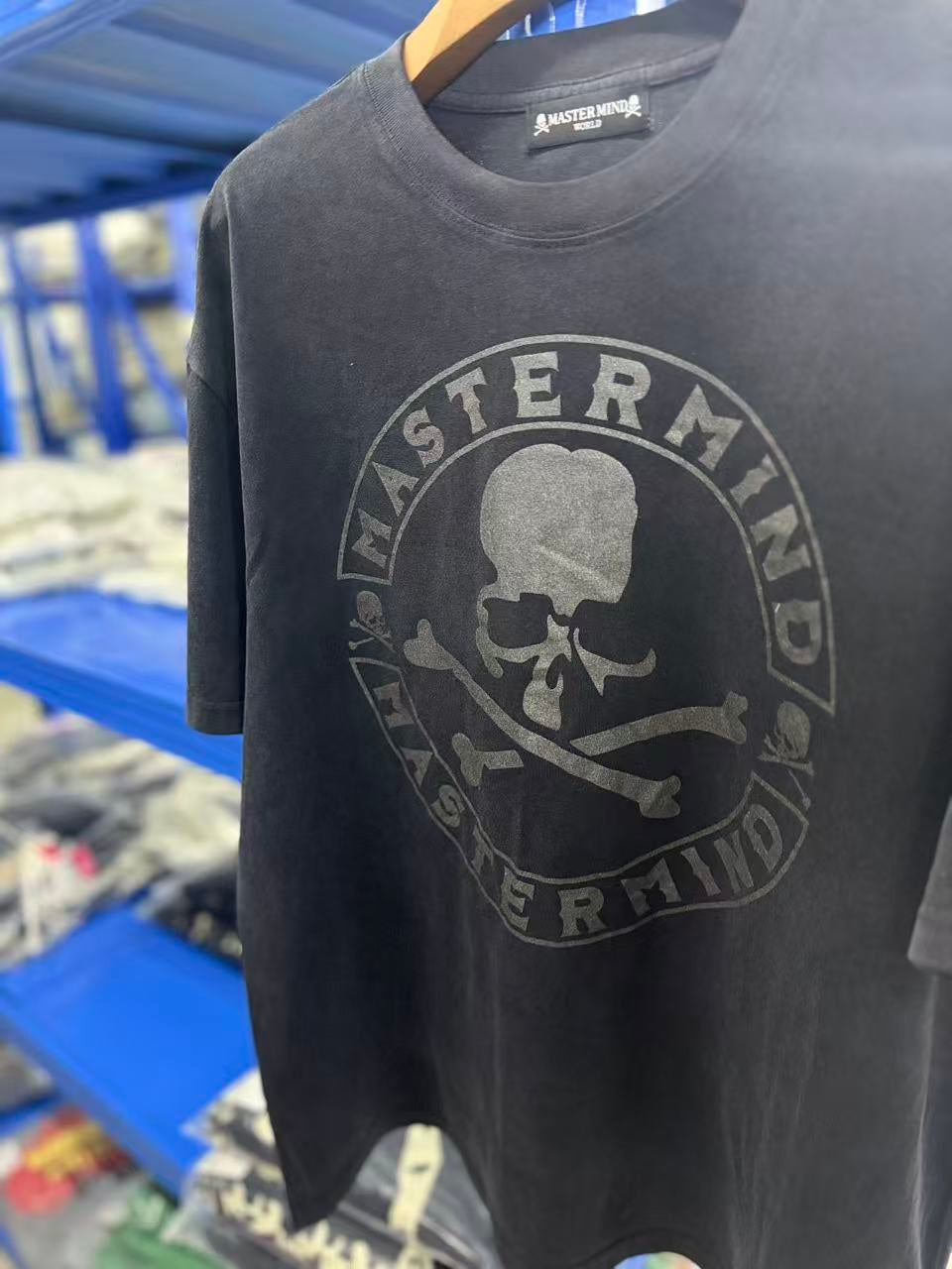 Vintage style washed summer wear T shirt Skull 260G pure cotton high-quality streetwear