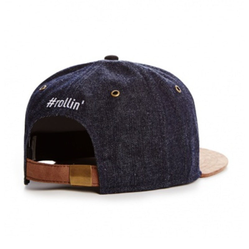 Trendy flat brimmed snapback hatssummer cartoon sunshade breathable