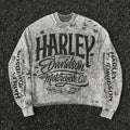 Unisex Vintage sweatshirt Harley Choppers Legendary Motorcycle â€?Limited Edition Crewneck Sweatshirt (Heavyweight, Washed & Distressed Finish)