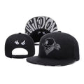 Trendy flat brimmed snapback hatsmen's and women's hats adjustable