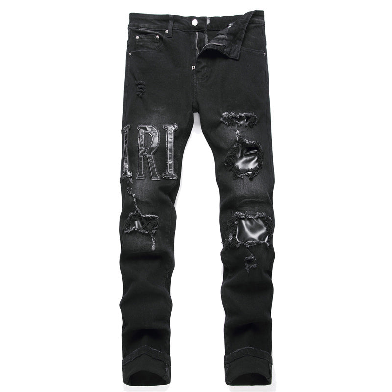 AMIRI Jeans High-quality distressed pure cotton