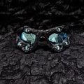 Trendy punk glasses devil eyes