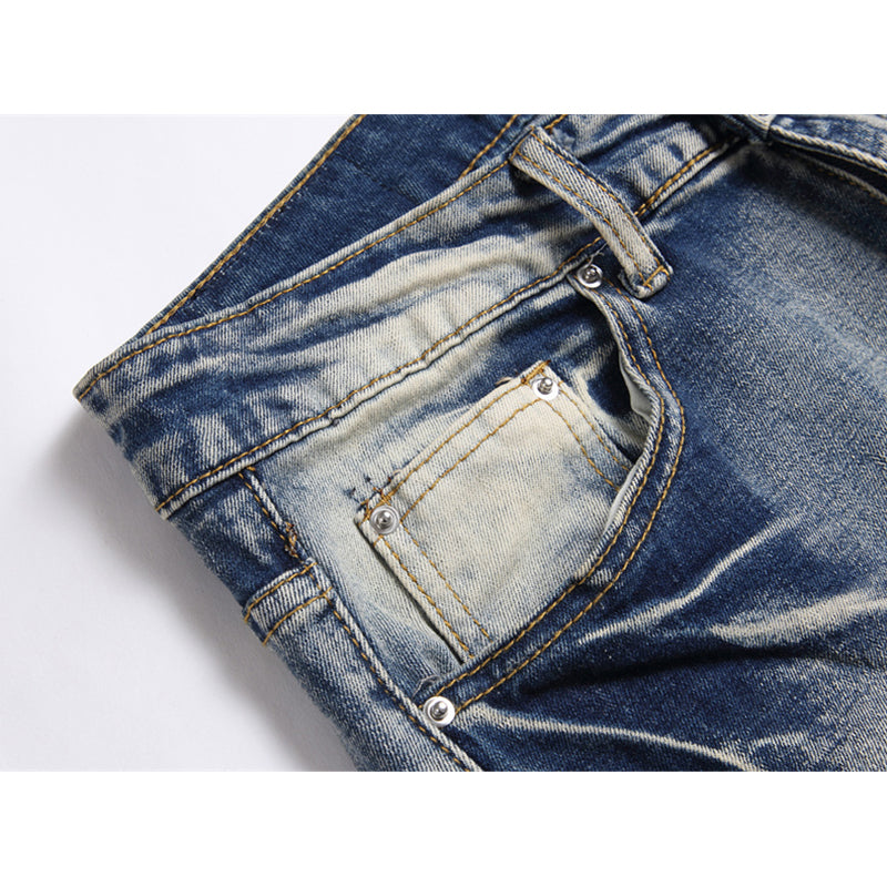 AMIRI Jeans High-quality distressed pure cotton