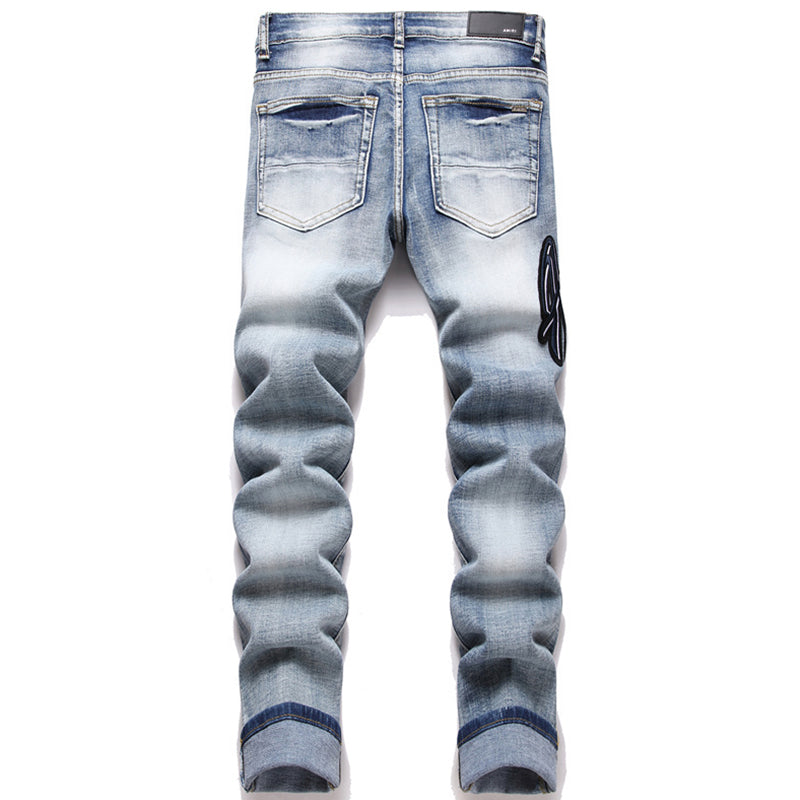 AMIRI Jeans High-quality distressed pure cotton