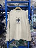 Vintage style washed Long-sleeved shirt