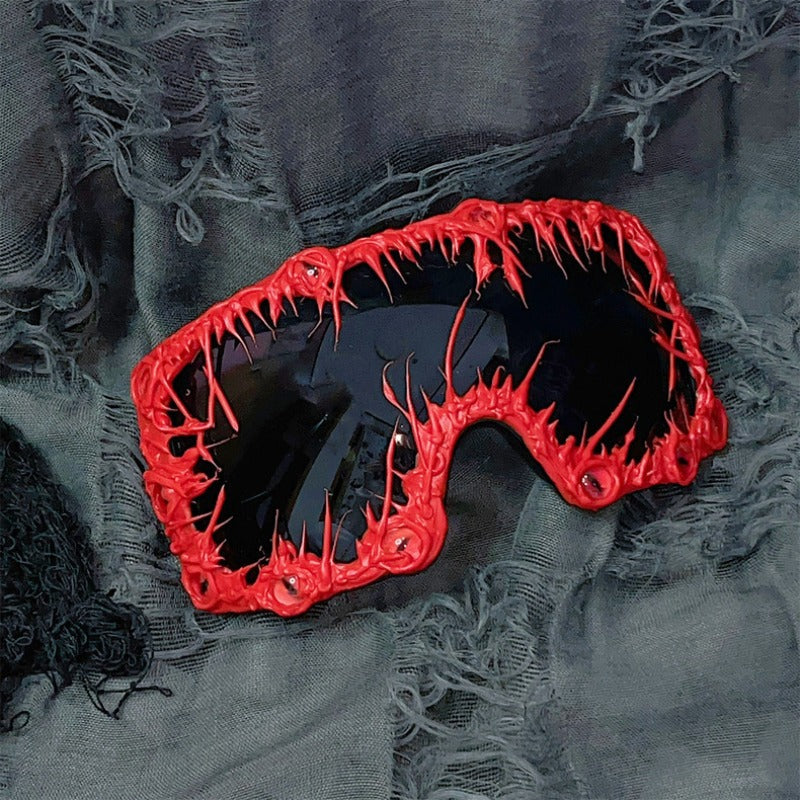 Trendy punk glasses sensor technology y2k