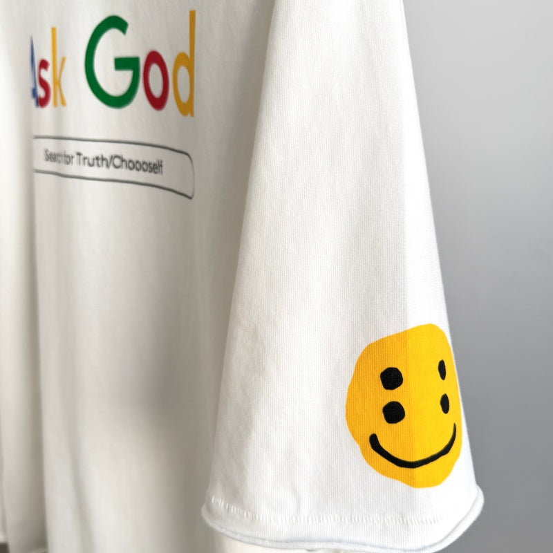 Unisex Vintage T Shirts Saint x CPFM x Choooself three-way collaboration: Be Your Own Saint limited edition. Features authentic-spec, heavy-duty 320g fabric (retaining its weight after washing) and vintage-style single-stitch construction with hem-