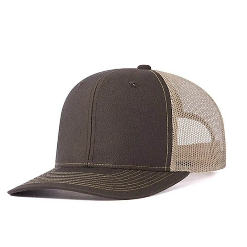 Trendy flat brimmed snapback hatssunshade net hat