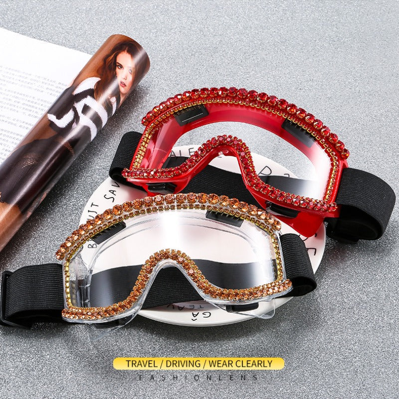 Trendy punk glasses windproof, anti-fog and dust proof