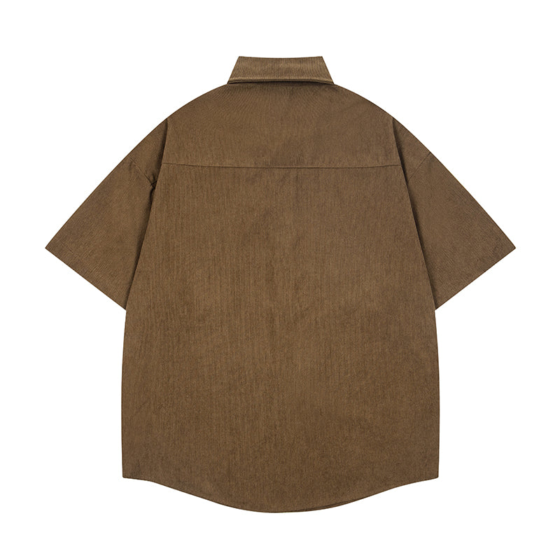 Unisex vintage T-shirt Polo shirt with a stand-up collar