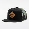 Trendy flat brimmed snapback hatshunting cap spring and summer camouflage mesh breathable