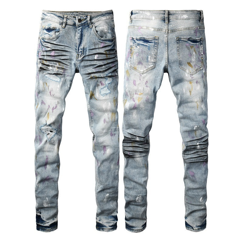 Men Trendy Jeans Pure cotton high quality