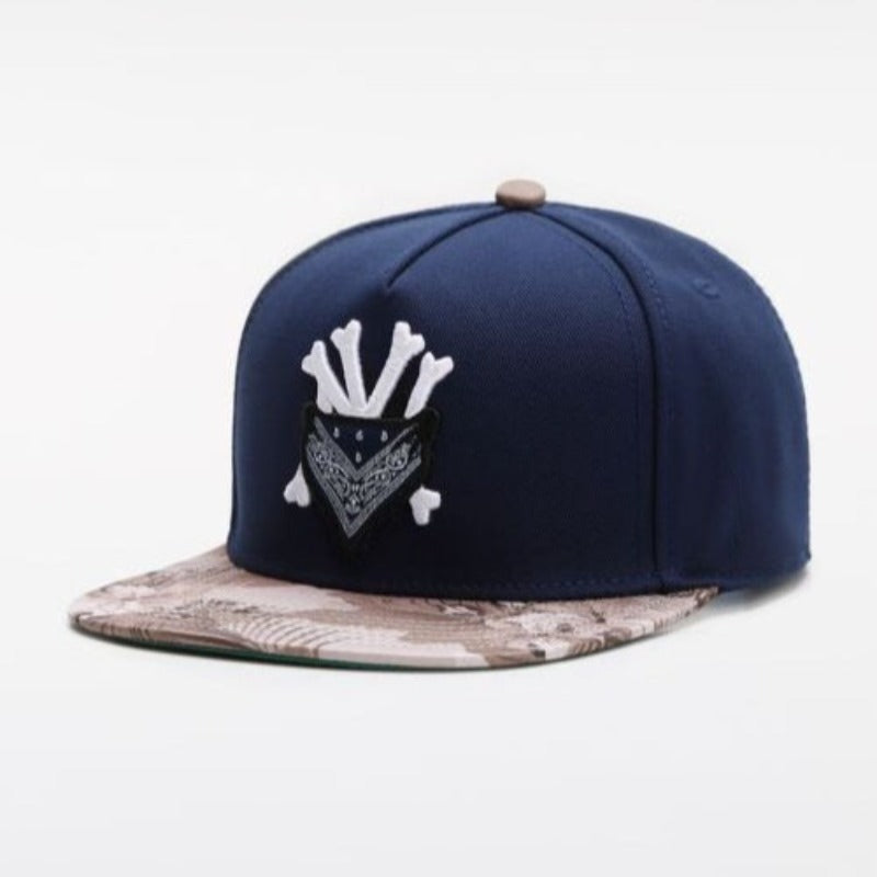Trendy flat brimmed snapback hatsall year roundneutral
