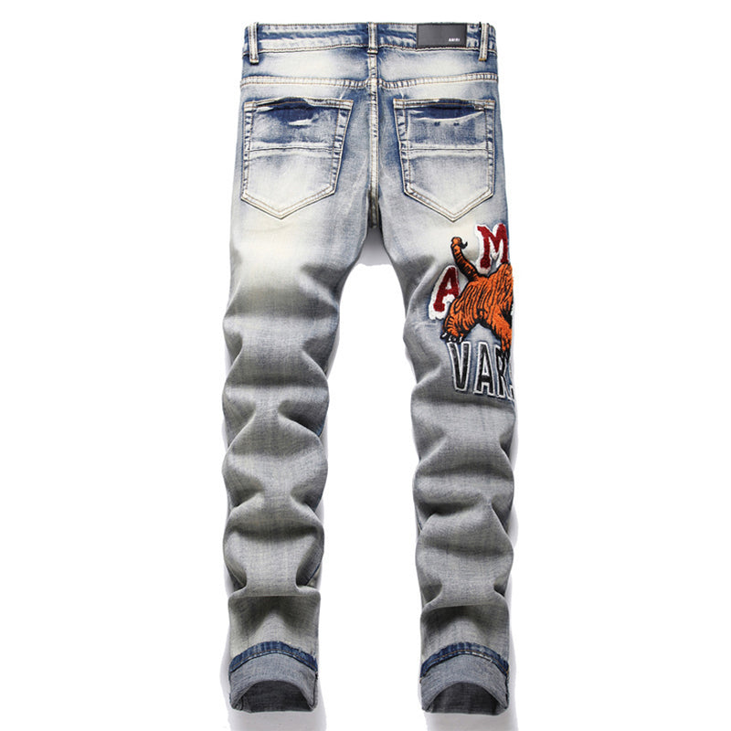 AMIRI Jeans High-quality distressed pure cotton