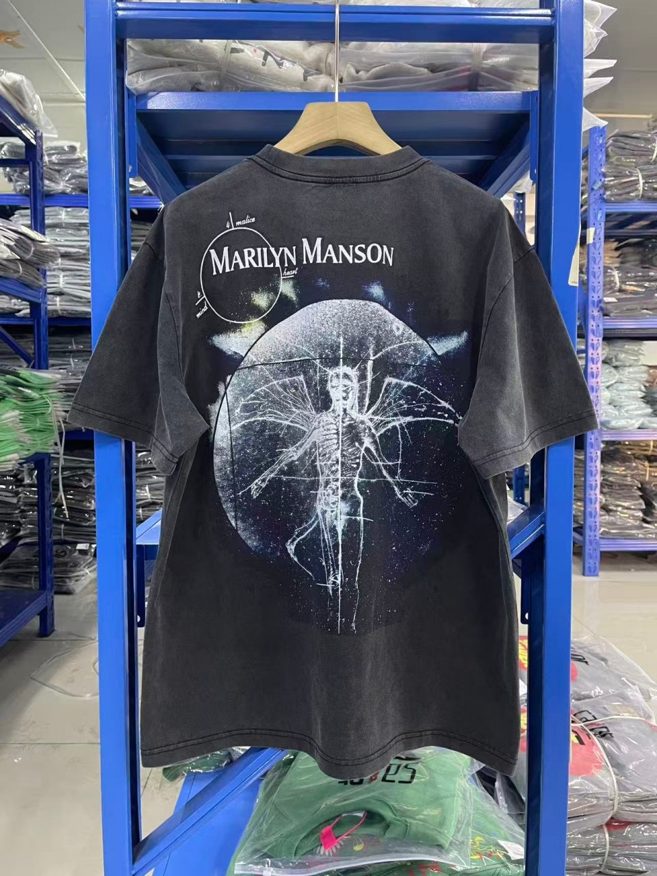 Vintage style washed summer wear T shirt 260G pure cotton high-quality streetwear