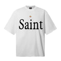 Saint Michael T Shirts Clean Simple Saint Serif Font Chest Oversized T-shirt Design