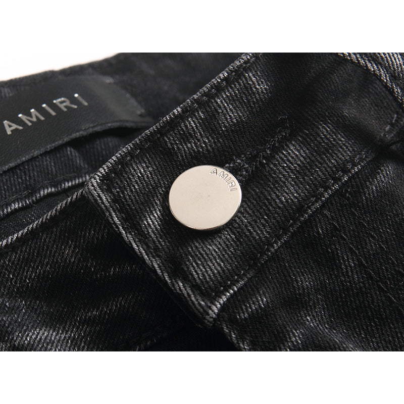 AMIRI Jeans High-quality distressed pure cotton