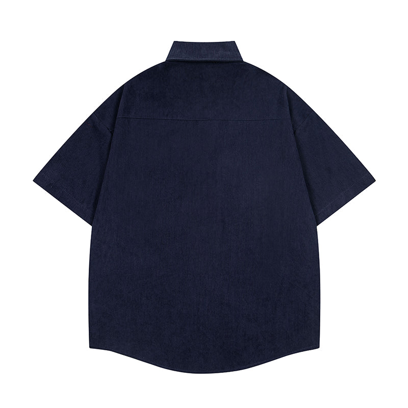 Unisex vintage T-shirt Polo shirt with a stand-up collar