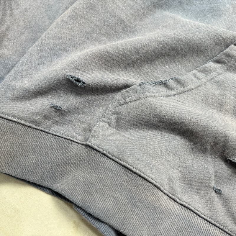 Unisex Vintage Hoodie [Vintage Dark Grey-Blue] PalyHollywood SS25