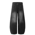 American-style streetwear harem pants Oversized Draped Shape Heavy Washed Weave