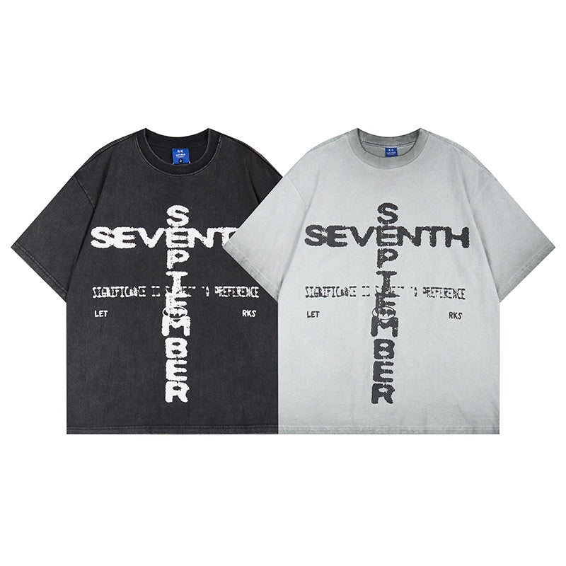 Unisex vintage T-shirts Stylish Black-and-White Aesthetic