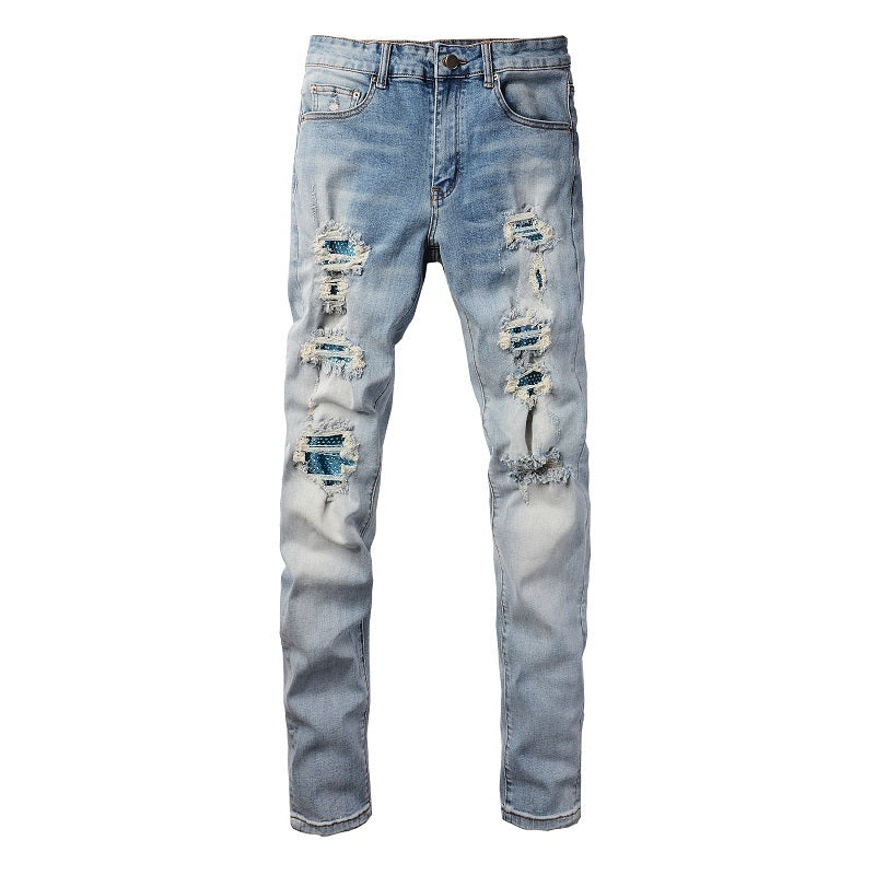 Men Trendy Jeans Pure cotton high quality